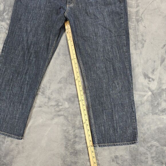 Benchmark Un-Holey FR Jeans Men 44x28 Blue ARC/HRC 2 Construction Workwear U.S.A - Picture 8 of 9